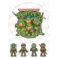 Вафельная картинка "Черепашки ниндзя №4"