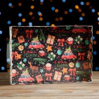 Коробочка для печенья двусторонняя 22 х 15 х 3 см