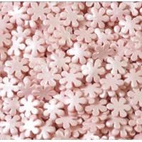 Посыпка сахарная "Снежинки розовые перламутровые"