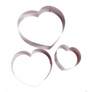 Вырубка «Сердце» 5,5 см металлическая